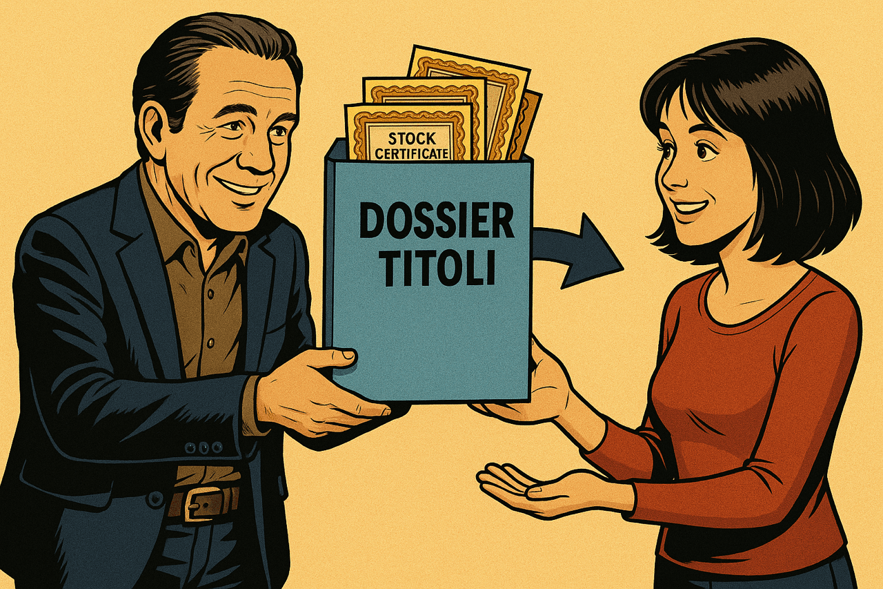 Donazione del dossier titoli: cosa sapere e come procedere